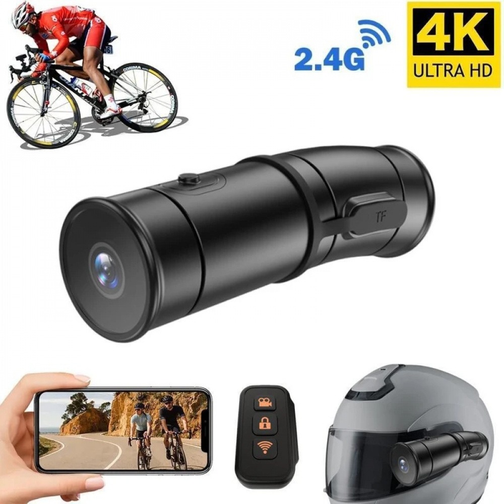 Mountain Biking Helmet - 4K HD WiFi Motorcycle Helmet Dash