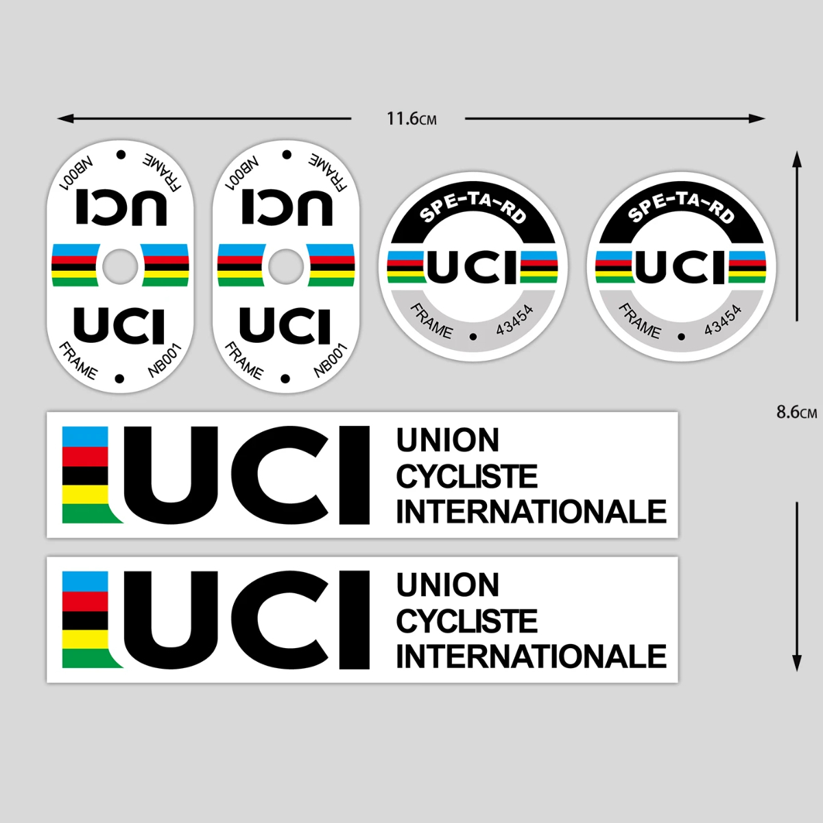 UCI Cycling Frame Stickers Dur - đánh giá và giá Mountain Biking Helmet