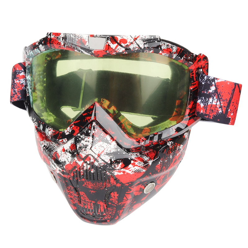 Motorcycle goggles, masks, off - đánh giá và giá Mountain Biking Helmet Full Face