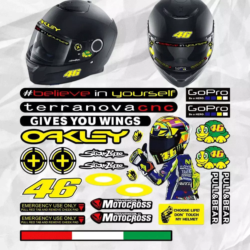 Reflective Decor Stickers for  - đánh giá và giá Mountain Biking Helmet