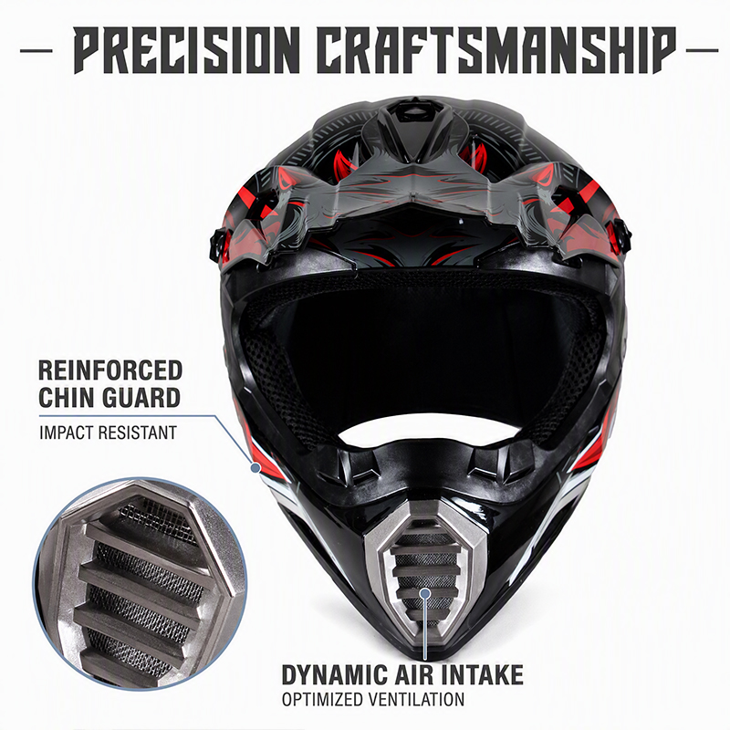 Uchoose Motocross Helmet Adult - đánh giá và giá Mountain Biking Helmet Full Face