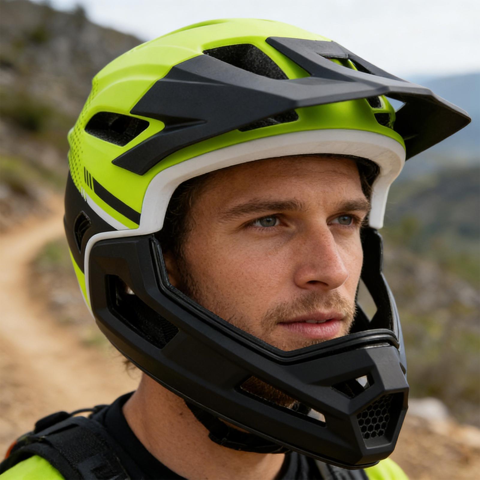 Bike Helmet Full Face Cycling  - đánh giá và giá Mountain Biking Helmet Full Face